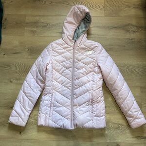 New Balance Pink and Gray Hooded Jacket